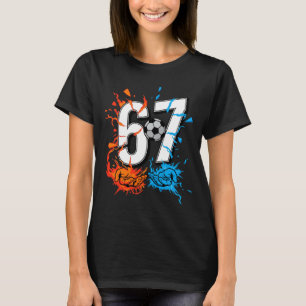 Camiseta 67 Futebol Seis Sete Futebol 6 7 Crianças Meninos 
