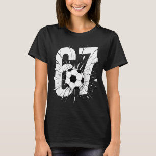 Camiseta 67 Futebol Six Seven 6 7 Meme 67 