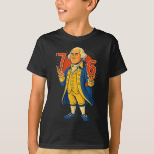 Camiseta 67 George Washington Meme Engraçado Six Seven Gera