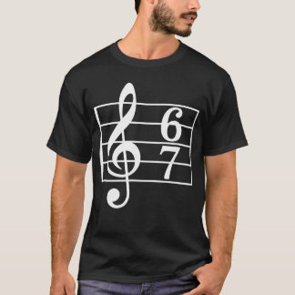 Camiseta 67 Gíria de Meme de Música Músico Divertido Profes