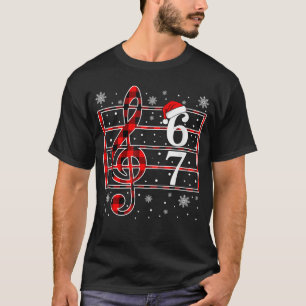 Camiseta 67 Gíria de Meme Musical Músico Papai Noel Profess