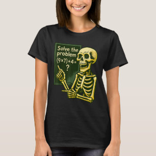 Camiseta 67 Halloween Matemática Engraçado Seis Sete Meme B