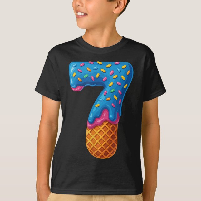 Camiseta 67 Ice Cream Drip Meme Funny Six Seven Gen-alpha C (Frente)