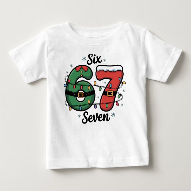 Camiseta 67 Luzes de Natal Meme (Frente)