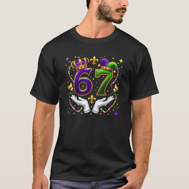 Camiseta 67 Mardi Gras Crew Carnival (Frente)