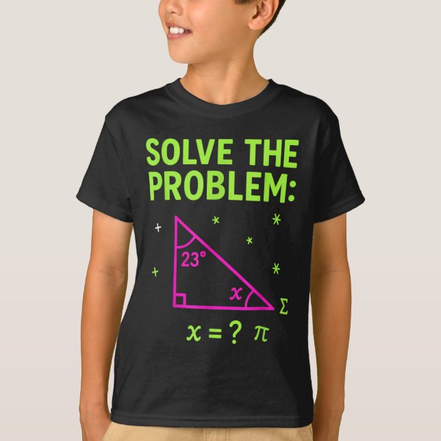 Camiseta 67 Math Meme Solve The Problem Funny Teachers Stud (Frente)