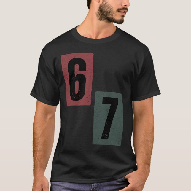 Camiseta 67 Meme 1  (Frente)