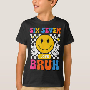 Camiseta 67 Meme 6 7 Seis Sete Bruh