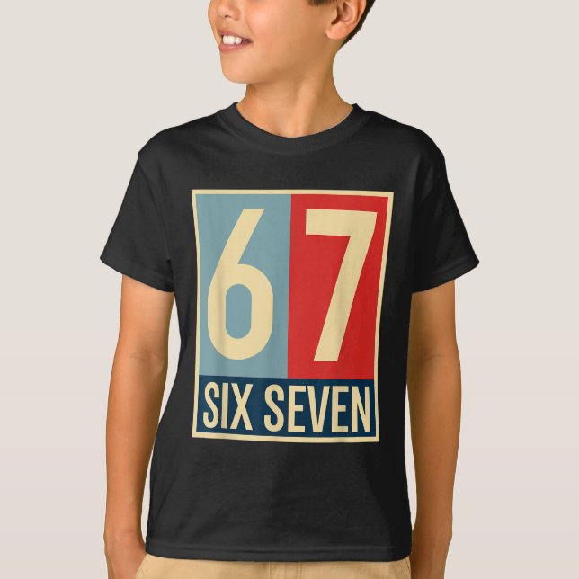 Camiseta 67 Meme Cartaz Estilo Esperança  (Frente)