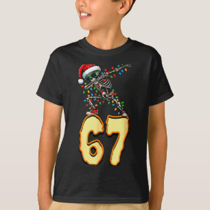 Camiseta 67 Meme de Halloween 6 7 Números Seis Sete Criança