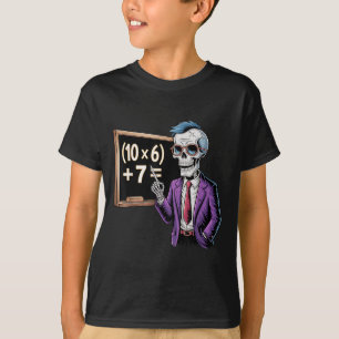 Camiseta 67 Meme de Professor de Matemática Brainrot Seis S