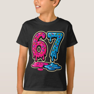 Camiseta 67 Meme de Sorvete Seis Sete