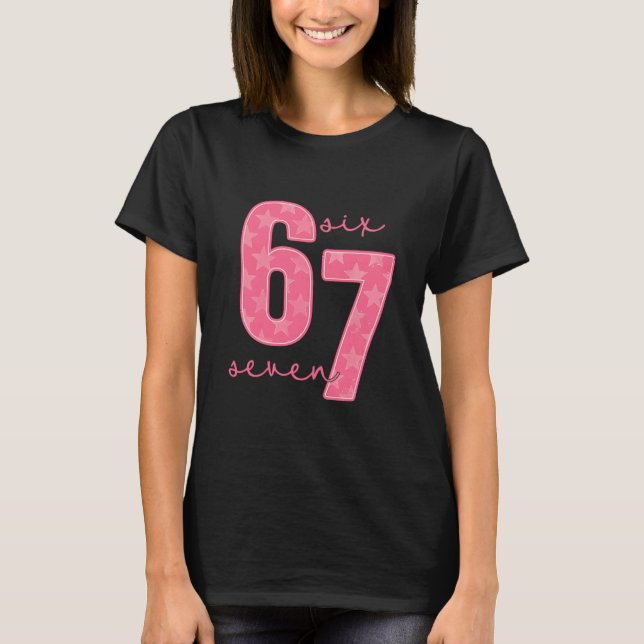 Camiseta 67 Meme Engraçado (Frente)