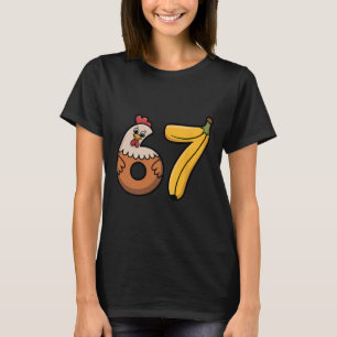Camiseta 67 Meme Frango Nana Six Seven 6-7 Família Combinan