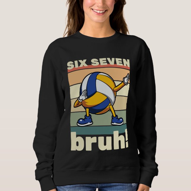 Camiseta 67 Meme Funny Six Seven Bruh Kids Boys Girls Dab V (Frente)