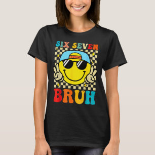 Camiseta 67 Meme Geração Alfa Gíria 6 7 Seis Sete Bruh Engr