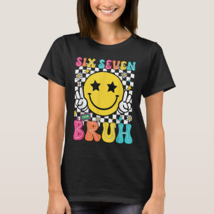 Camiseta 67 Meme Geração Alfa Gíria 6 7 Seis Sete Cara Engr