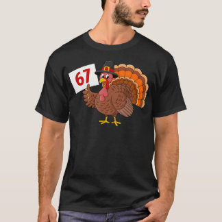 Camiseta 67 Meme Humor 6-7 Funny Six Seven Thanksgiving Tur