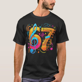 Camiseta 67 Meme Notas Musicais Divertidas Si Sete meninas