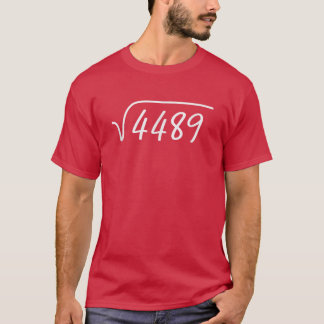 Camiseta 67 Meme Raiz Quadrada 4489een Si Seven Gíria Matem