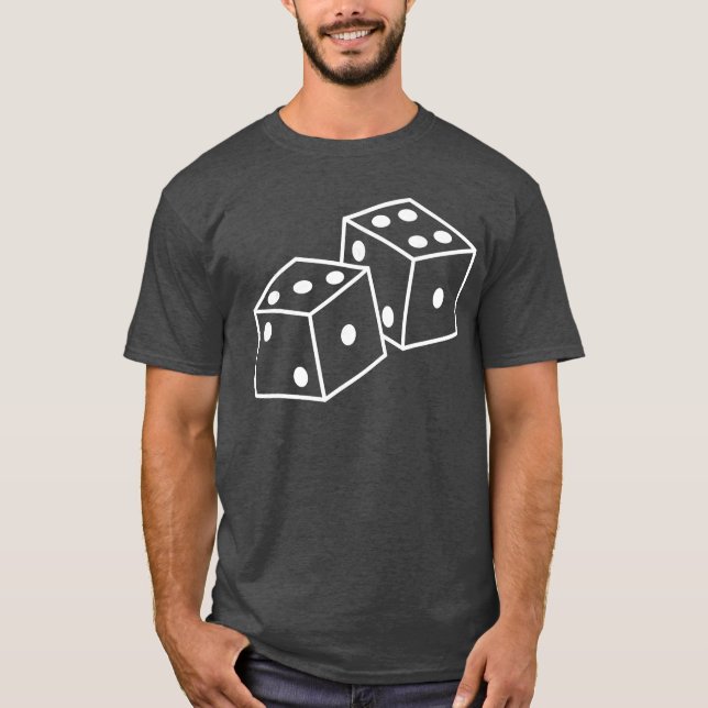 Camiseta 67 Meme Seis Sete 67 Dados Divertidos (Frente)