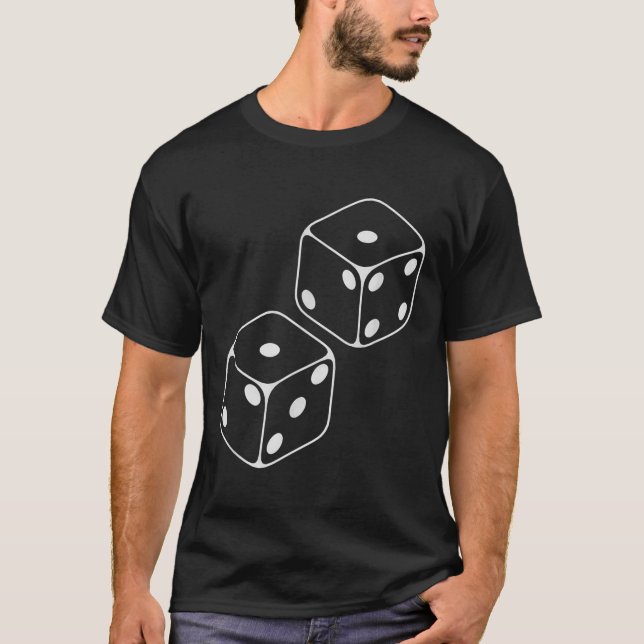 Camiseta 67 Meme Seis Sete 6–7 Dados Divertidos _1  (Frente)