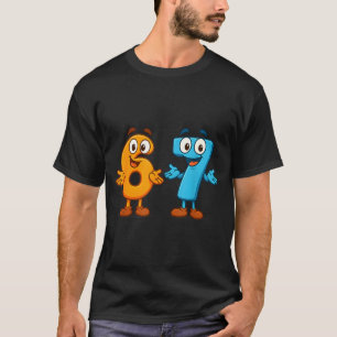 Camiseta 67 Meme Seis Sete Crianças Blocos Numéricos Profes