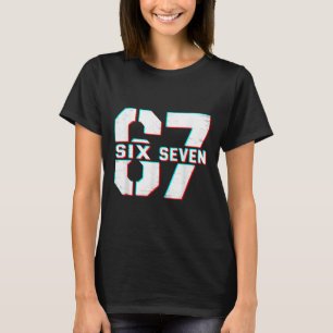 Camiseta 67 Meme Seis Sete Divertido 6 7 Gíria Gen Alpha 6-