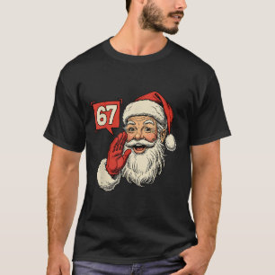 Camiseta 67 Meme Seis Sete Papai Noel Natal Divertido Gen Z