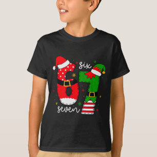 Camiseta 67 Meme Seis Sete Para Crianças Mulheres Homens Me