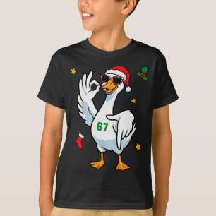Camiseta 67 Meme Silly Goose 6 7 Divertido Seis Sete Natal