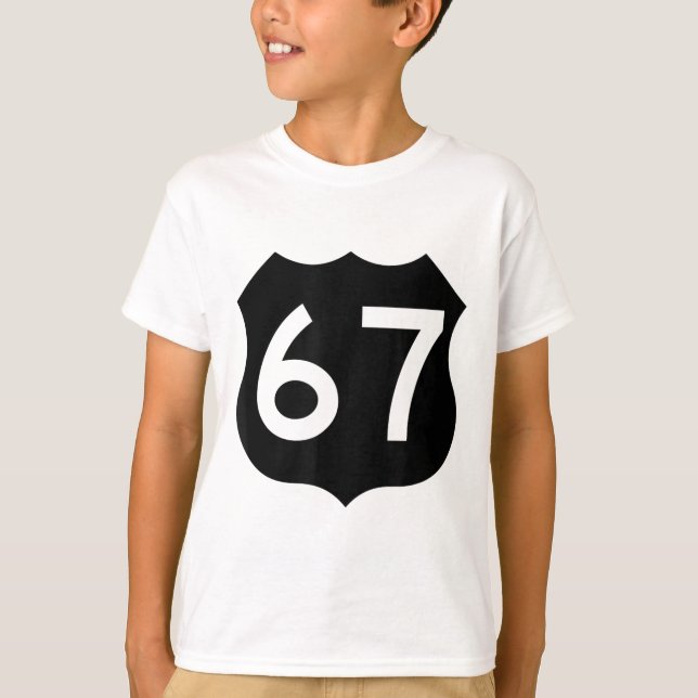 Camiseta 67 Meme Six Seven 6-7 Funny Internet Joke Viral Tr (Frente)