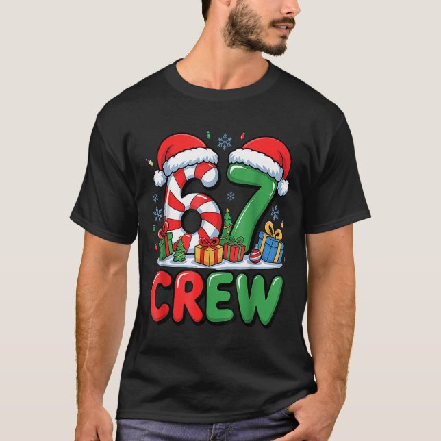 Camiseta 67 Meme Six Seven Funny Christmas Women Men Boys G (Frente)