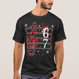 Camiseta 67 Music Meme Slang Musician Santa Musiceacher Chr