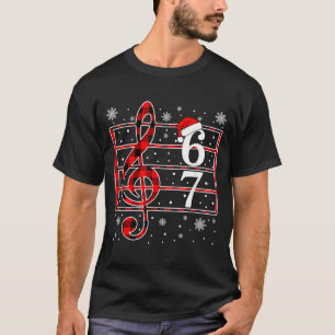 Camiseta 67 Música Meme Gíria Músico Papai Noel Professor C