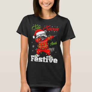 Camiseta 67 Natal Divertido Seis Sete Bruh Meme Rotação Cer