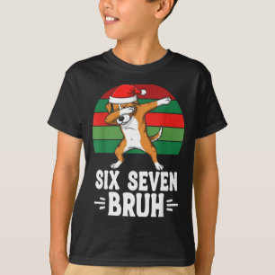 Camiseta 67 Natal Engraçado 67 Brainrot Jovens Crianças Cac