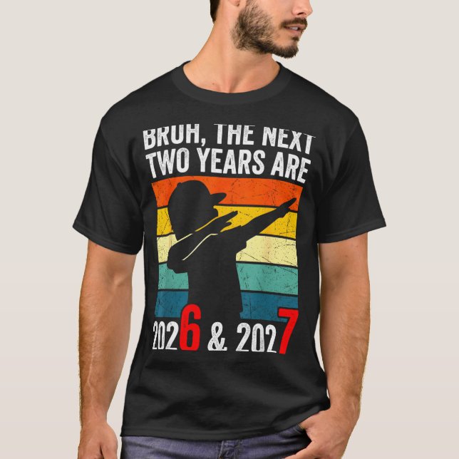 Camiseta 67 Nye 2026 Dabbing Boys Funny New Year Eve Six Se (Frente)