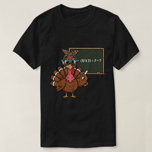 Camiseta 67 Peru Meme de Ação de Graças Professor (Frente do Design)