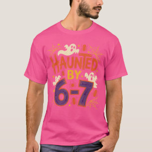 Camiseta 67 Professor Fantasma de Halloween Seis Sete Meme
