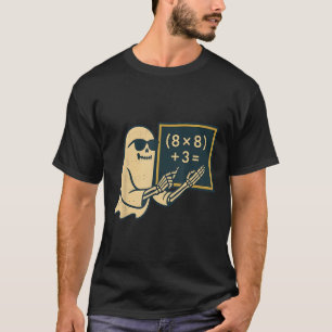 Camiseta 67 Professor Halloween Esqueleto Fantasma Seis Set