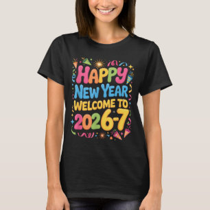 Camiseta 67 Réveillon - Feliz Ano Novo 2026-7 Engraçado 67