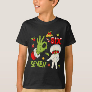 Camiseta 67 Roupa de Meme Natalícia Tendência Dizia 6 7 Mem