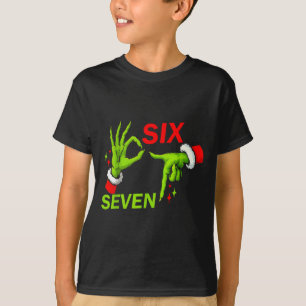 Camiseta 67 Roupa de Meme Natalino Tendência 6 7 Dizer Meme