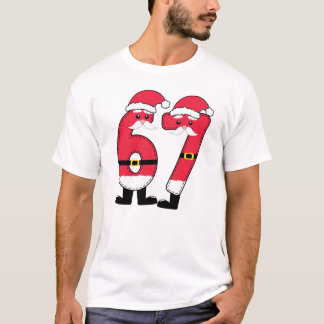 Camiseta 67 Santa Christmas Family Matching Tshirt