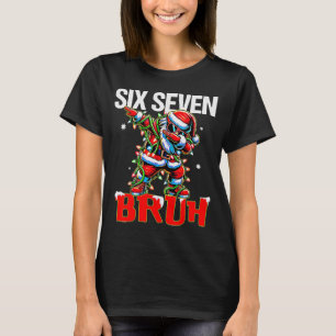 Camiseta 67 Seis Sete Burh Papai Noel Natal 6 7 Meme Homens