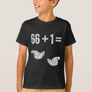 Camiseta 67 Seis Sete Matemática Matemática Brainrot Equaçã