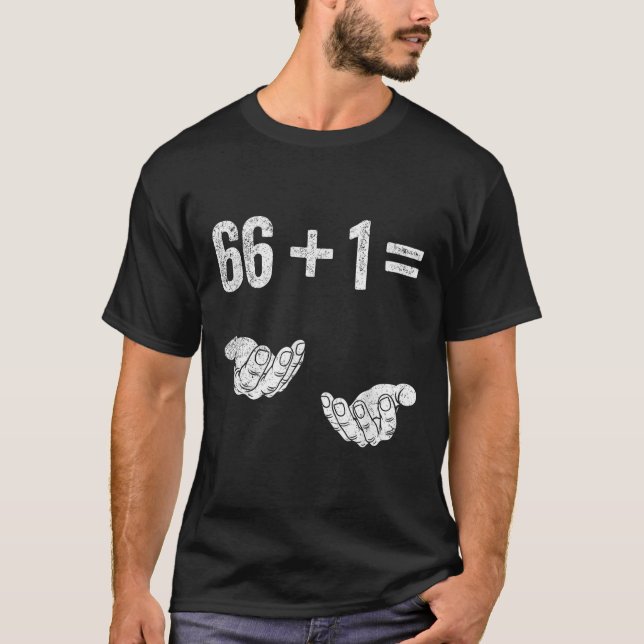 Camiseta 67 Seis Sete Matemática Matemática Brainrot Equaçã (Frente)