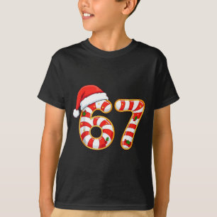 Camiseta 67 Seis Sete Meme Gen Alfa Gíria Natal Divertido