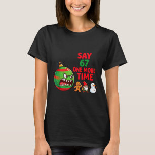 Camiseta 67 Seis Sete Natal Engraçado 6 7 Meme Piada Homens